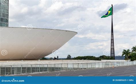 National Congress Of Brazil Building In Brasilia The Capital Of Brazil