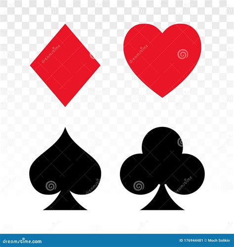 playing card spade heart shapes club diamond spade suit flat icon