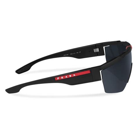 Prada - Prada Linea Rossa - Mask Sunglasses - Rubberized Black - Prada ...