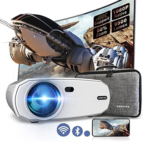 Vidéoprojecteur 5G WiFi Bluetooth 8000 Lumens Full HD 1080P Glisogo