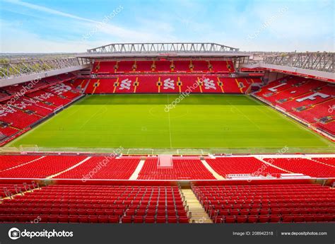 Liverpool United Kingdom May 2018 Anfield Stadium Home Ground Liverpool ...