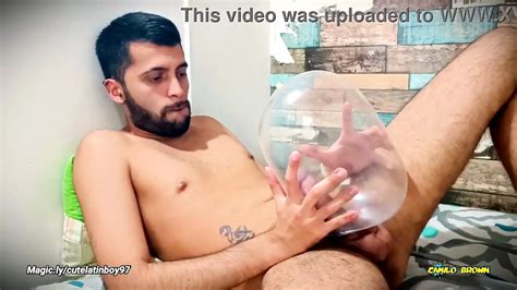 Fucking An Inflated Condom Until I Cum Inside Of It I Fuck It So Deep It Explodes Wonder How