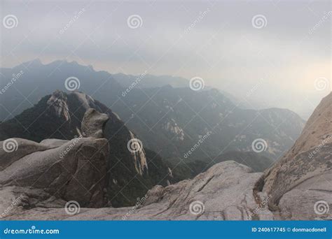 Bukhansan National Park Seoul South Korea Stock Image Image Of