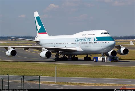 B HUE Cathay Pacific Boeing 747 467 Photo By Kai Riemenschneider ID