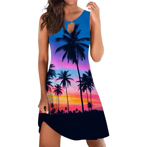 Vbarhmqrt Female Chinese New Year Dress Women Women Beach Dress Fashion