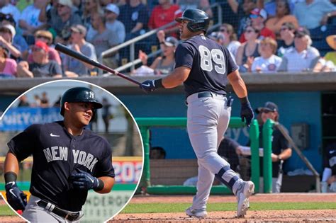 New York Post On Twitter Jasson Dominguez Homers In Spring Training Debut For Yankees