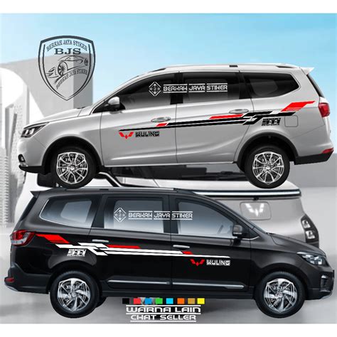 Jual Stiker Mobil Wuling Formo Stiker Body Mobil Formo Confero S Almaz