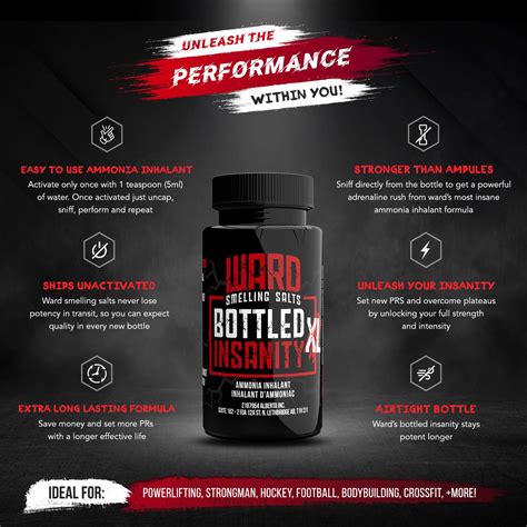 ward smelling salts bottled insanity insanely strong ammonia