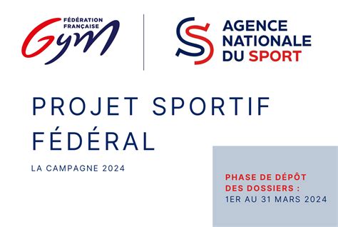 La Campagne Du Projet Sportif Federal 2024