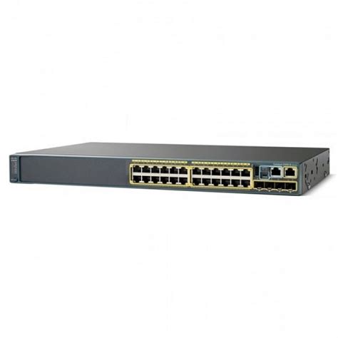 Коммутатор Cisco Catalyst, 24 x FE, 2 x SFP, LAN Lite WS-C2960S-F24TS-S ...