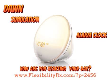 Dawn Simulation Alarm Clock | FlexibilityRx™ - Performance Based Flexibility Training