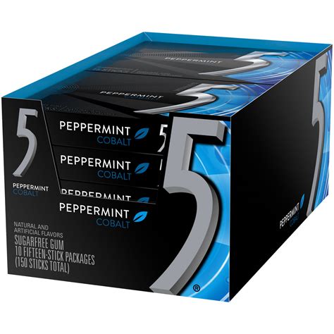 WRIGLEY 5 GUM COBALT PEPPERMINT – The Penny Candy Store