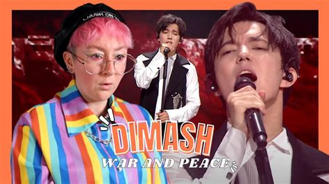 Dimash War And Peace 2021 REACTION French YouTube