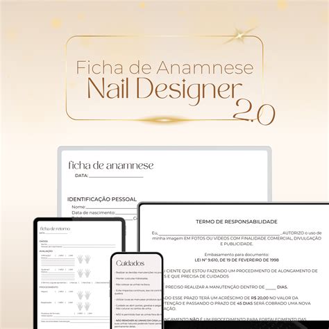 Ficha De Anamnese Para Nail Designer 2 0 Fernanda Fiedler Vargas