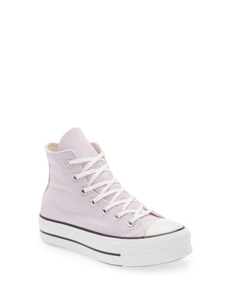 Converse Chuck Taylor® All Star® Lift High Top Platform Sneaker In Pale