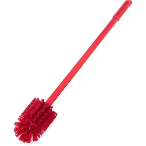 Carlisle Sparta 4 In Dia Red Polyester Multi Purpose Valve And Fitting Brush With 24 In Handle