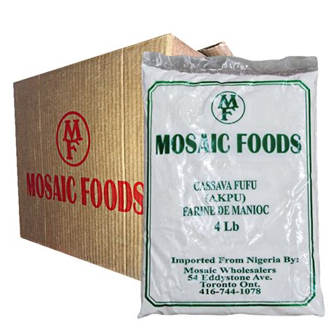 Cassava Fufu 4LB – Mosaic African Foods