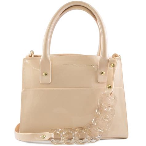 Bolsa Tote Bing De Ombro Petite Jolie PJ5249 Nude Sapato Show