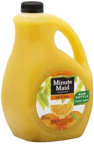 Minute Maid Orange Juice Nutrition Information Blog Dandk