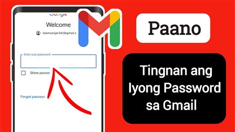 Paano Makita Ang Iyong Password Sa Google Account Youtube