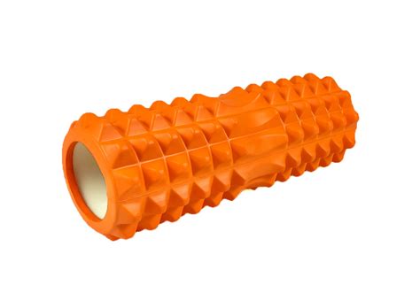 Массажный ролик Wealis Grid Roller Free Spine 33 см оранжевый (роллер ...
