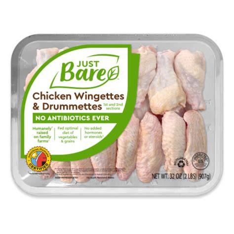 Just Bare Fresh Chicken Wings Drumsticks Oz Kroger