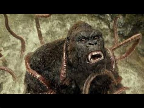 KONG Vs GIANT SQUID Fight Scene Kong Skull Island 2017 Movie Clip HD