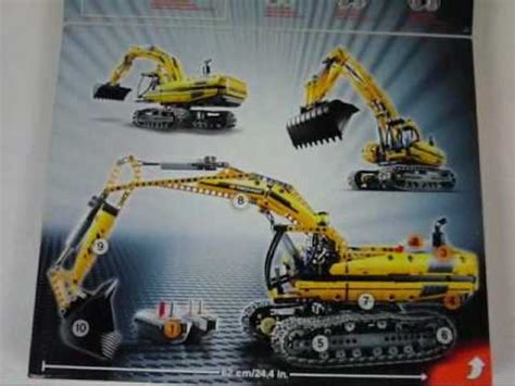 Lego 8043 Motorized Excavator set - YouTube