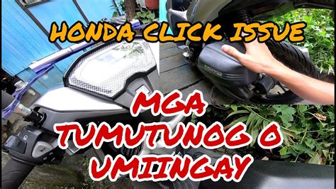 Ingay Sa Honda Click Honda Click Issue Youtube