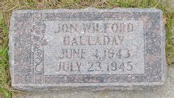 Jon Wilford Halladay Memorial Find A Grave