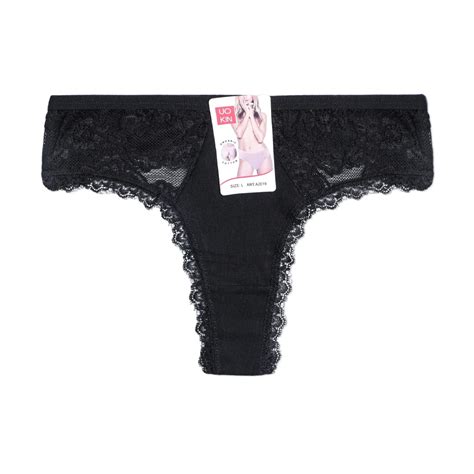 Uokin Womens Cotton Bikini Brief Underwear Multipacks Low Rise Sexy Lace Thong Panties For Women