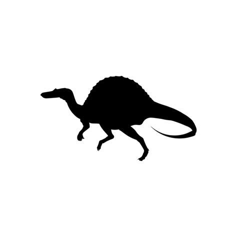 Dinosaur Colored Silhouette