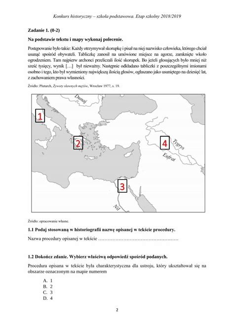 Pdf Zadanie Na Podstawie Tekstu I Mapy Wykonaj Polecenie