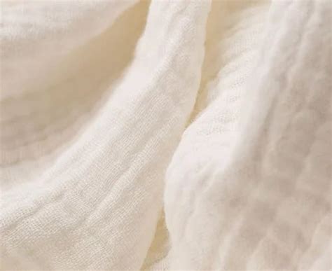 Organic Cotton Double Cloth Muslin Gauze Fabric Cotton Muslin Double