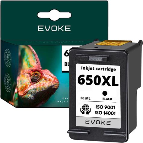 Касета за принтер HP 650 черна XL, 20 ml, 1200 страници, ISO сертификат ...