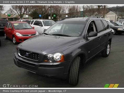 Titanium Gray Metallic 2006 Volvo Xc90 2 5t Awd Graphite Interior Vehicle