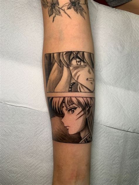 Inuyasha Sesshomaru Tatuaje de dragón para mujeres Tatuajes