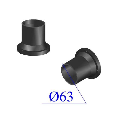 Втулка под фланец ПНД D 63 ПЭ 100 SDR 17 — "ОМ-ТС"
