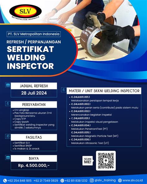 Sertifikasi Welding Inspector Slv