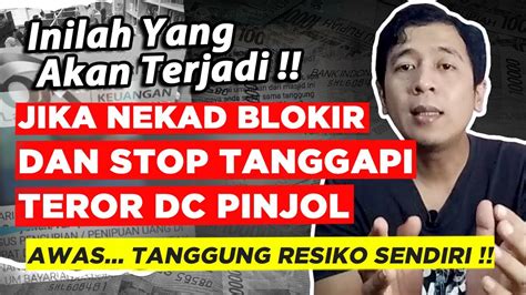 Awas Ini Yang Terjadi Jika Nekad Blokir Stop Tanggapi Teror Dc