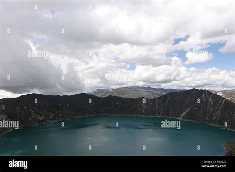 Quilotoa Crater Lake, Ecuador Stock Photo - Alamy