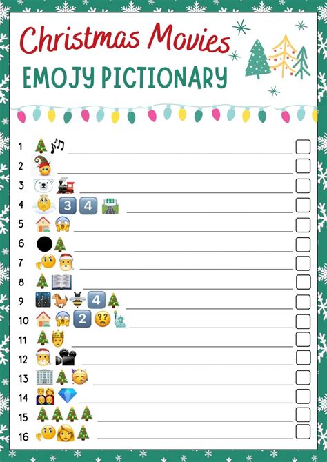 Christmas Emoji Pictionary Games Conquering Motherhood