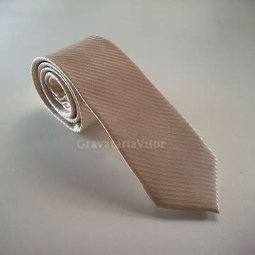 Gravata Nude Slim Elo