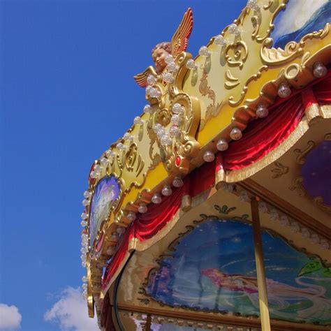 Premium Photo Cherub Decoration On Carousel