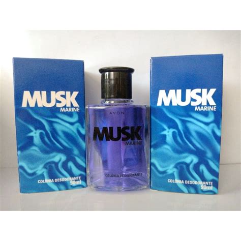 Col Nia Masculina Avon Musk Marine Ml Shopee Brasil