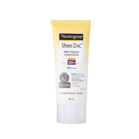 Neutrogena Sheer Zinc Dry Touch Sunblock SPF 50 80ml