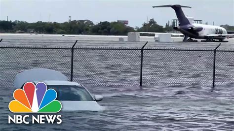 Fort Lauderdale Airport Shut Down After Historic Flooding Youtube