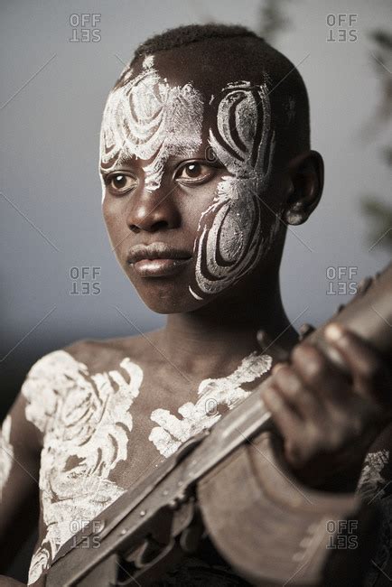 African White Face Paint