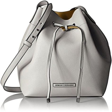 A X Armani Exchange Petite Faux Leather Bucket Bag