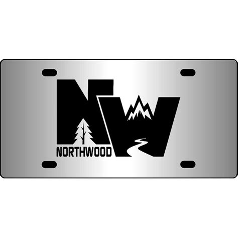 Northwood RV Mirror License Plate